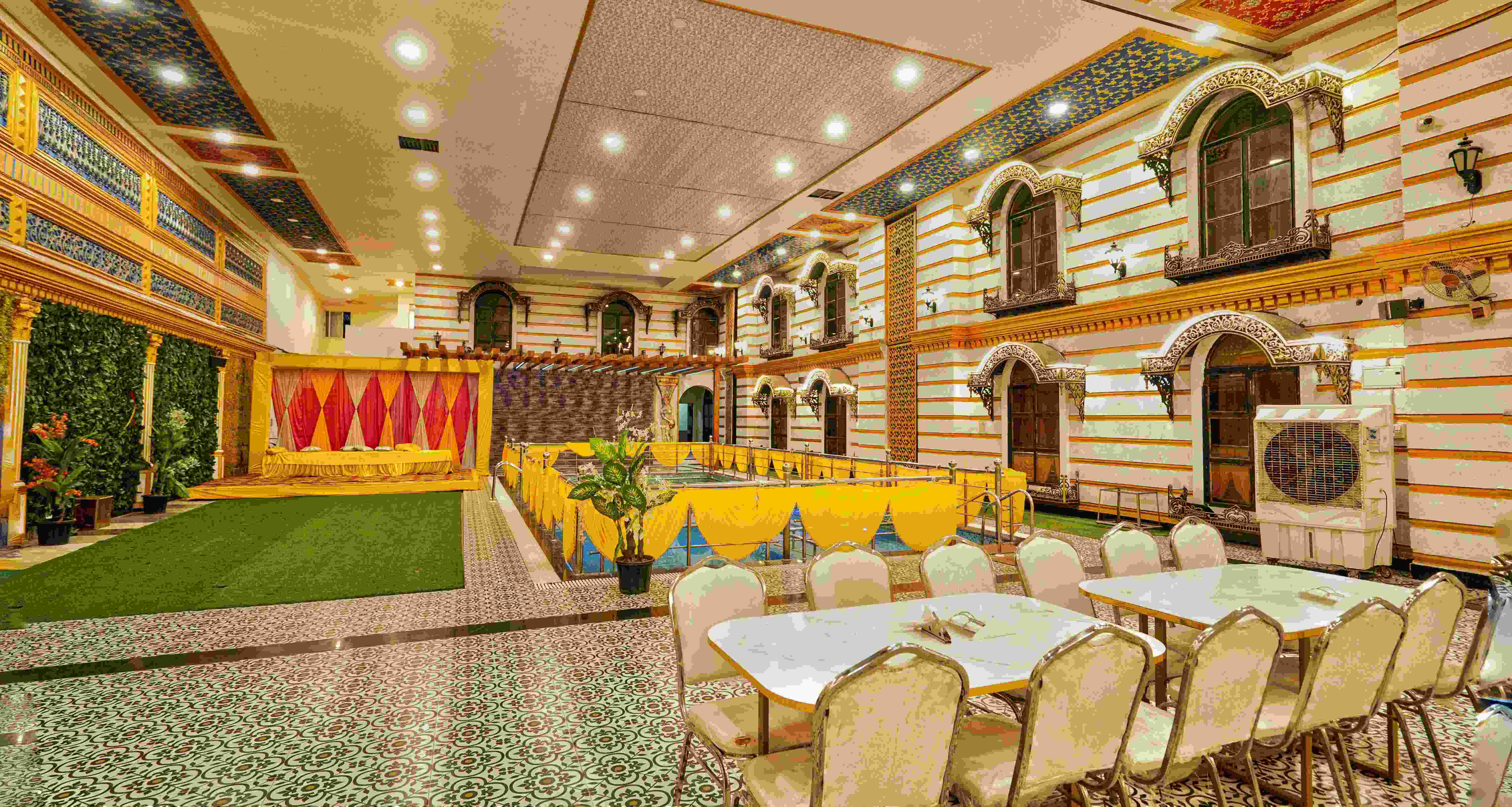 Rajwada Resort benquate-hall